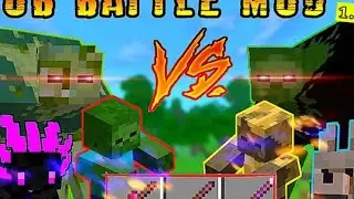 Minecraft bedrock✅ mob battle mod🔥