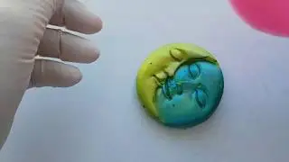 FROZEN PAINT MIXING: THE SUN AND THE MOON