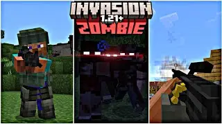 👉el mejor ADDON de ZOMBIES🧟 para MCPE 1.21+✅