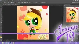 Puffed Applejack (Speed Paint)
