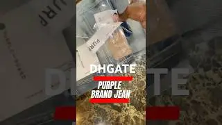 Обзор джинсов Purple Brand с Dhgate 🔥 #dhgate #обзородежды #джинсы