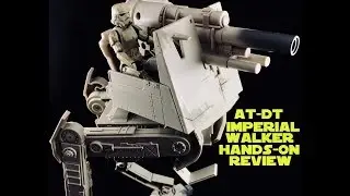Hasbro Force Link 2.0 Imperial AT-DT Walker Hands-On Review With Force Link Sounds