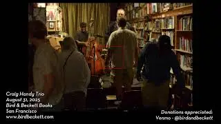 Craig Handy Trio - live jazz at Bird & Beckett