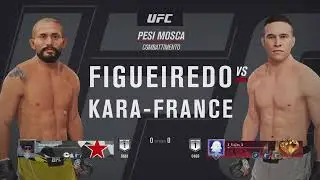 EA SPORTS UFC 4 - ONLINE RANKED (AmnesiaStudio) - FIGUEIREDO* VS KARA-FRANCE - K.O.