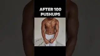 Result after 100 pushups ☠️...#shorts #bodybuilding #motivation #challenge