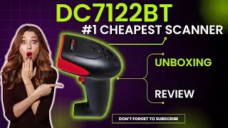 Dcode DC7122BT Wireless Barcode Scanner | Made in India | Unboxing and Review | Best 2d Scanner