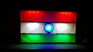 how to make Indian 🇮🇳 flag with LED light #Indianflag
