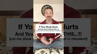 If Your Body Hurts, & You Aren't Doing This...! (Basic Acupressure Protocol - Instant Relief)