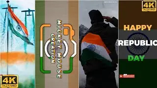 HAPPY REPUBLIC DAY 4K Fullscreen Status || 26 JANUARY WHATSAPP STATUS || 72 Republic day Status ||