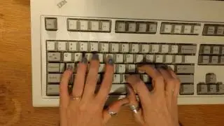 IBM Model M keyboard sound