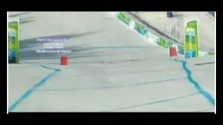 Anja Paerson crash OS-2010 Vancouver (Anja P&auml;rson)
