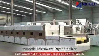 Stainless steel microwave drying oven