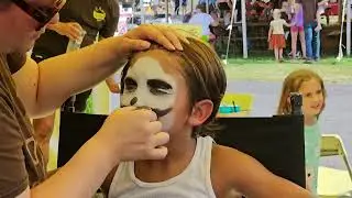 Time-lapse Skull Face paint