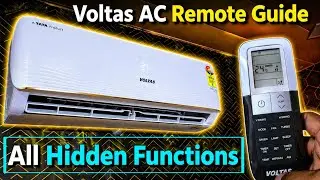 Voltas AC Remote Guide 2026 ⚡ All Functions Explained | Full Demo for Beginners