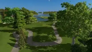 in flight golf 2023 April FSX Live Cavalier G&YC [FSX2020] course fly-over