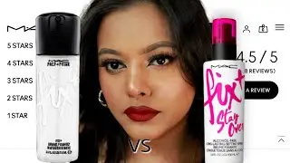 Спрей для фиксации MAC FIX+ Stayover против MAC OG Prep & Primer | Что купить? | ThattBrownGirl