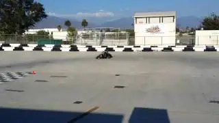 Brayden finds the gas pedal at OSQMRA practice