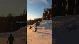@bigwhiteskiresort CLOSED Due to Wind &ndash; Plaza Chair Only! #vlog #canada #kelowna #skiing ⚠️⚠️⚠️