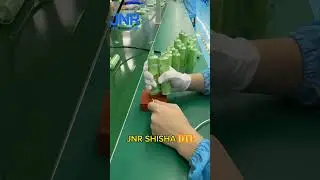 Luxury Redefined: The Making of 'JNR SHISHA' Vapes | 12000 PUFFS #factory