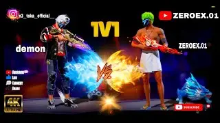 ZEROEX.01 v/s DEMON ଓଡ଼ିଶାର ପିଲା😯#viral #freefire1vs1customtipsandtricks #freefire #youtubeshorts