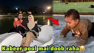 Late night boating karli bohot maza aaya😍mama ki exercise hogai😂