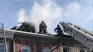 Reading Fire Department 2ND Alarm Structure Fire Birch st 1/15/17