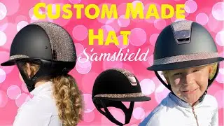 Custom Made SAMSHIELD HAT by Equiport - JUMPING WITH IVY - SHOW JUMPING HAT