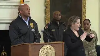 Governor Wes Moore updates state snow plans