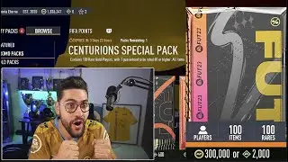 I OPENED THE NEW 300k CENTURIONS SPECIAL 100 RARE PLAYERS PACK & this is what I got....