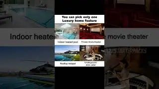 Pick one luxury home feature #motivation #mindset #success #shorts