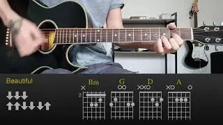 Anne-Marie - Beautiful | Easy Guitar Lesson Tutorial with Chords/Tabs and Rhythm