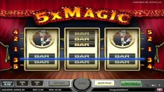 Free 5x Magic slot machine by Play'n Go gameplay ★ SlotsUp