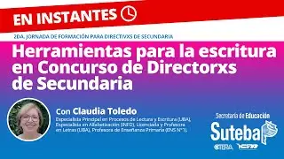 Herramientas para la escritura en Concurso de Directorxs de Secundaria