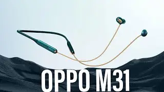 OPPO Enco M31 Wireless Bluetooth in Ear Neckband Earphones  Mic Support AI-Powered Noise Reduction