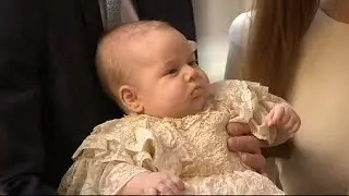 Intimate christening for Britain's future King George