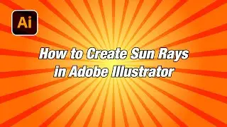How to Create Sun Rays in Adobe Illustrator | Adobe Illustrator Tutorial
