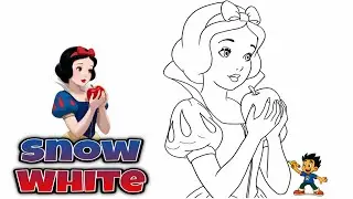 How to Draw Snow White #drawingvideo #snowwhite #drawingtutorial 