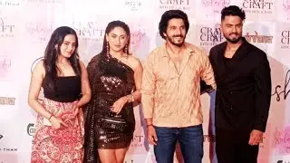 Udne Ki Aasha Serial Cast Kanwar Dhillon & Neha Harsora With Krystal D'Souza At Splendid PR Party