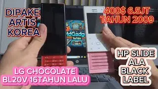 #review HP LG CHOCOLATE SLIDING PREMIUM 16TAHUN LALU #nostalgia