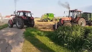 Zaczynamy żniwa 2021 :) Wyciąganie przyczepy Ursus 1634& 1224 :D