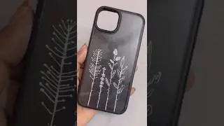 Day 38/90 : Aesthetic Phone case drawing. #art #diy #doodle #drawing #draw #artist #painting #black