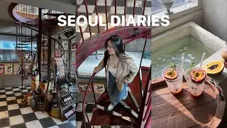 Seoul diaries | grwm, shop, cafe hopping with friends, street food