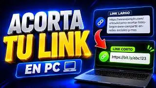 COMO ACORTAR UN LINK O ENLACE LARGO 🚀 Whatsapp, Youtube, Google Drive, etc. 💥 URL corta