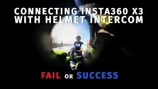 FAIL or SUCCESS | Testing Audio in Inst360 X3 via Helmet Intercom | Patna