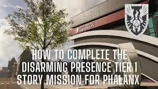 How To Complete the DISARMING PRESENCE Tier 1 story mission for Phalanx | DMZ Season 4