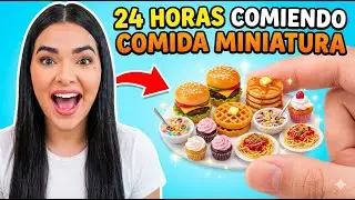 COMIDA MINIATURA por 24 HORAS 😱