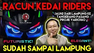 Dari Lampung lagi !!! Om Piyan modifikasi projie di Vario 160 kesayangannya