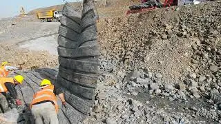 Blasting Mats Laying