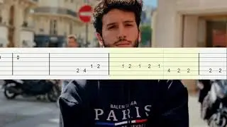 Quiero Decirte - Sebastian Yatra/Tutorial guitarra(Melodia)/Tablatura