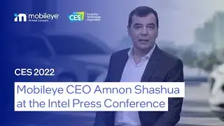 Генеральный директор Mobileye Амнон Шашуа на пресс-конференции One Intel CES
